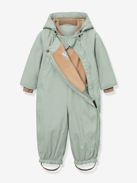 Combinaison de neige doublée polaire MATWISTI enfant MINI A TURE bleu foncé+bleu grisé+gris ardoise+marine+prune+rose poudré+violet - vertbaudet enfant 