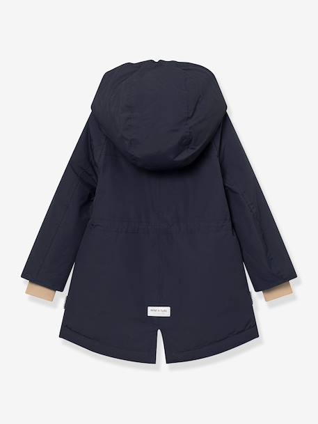 Veste d'hiver avec doublure polaire MATVIKANIA fille MINI A TURE bleu foncé+marine+prune+violet - vertbaudet enfant 