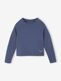 Meisje-Sport collectie-Technisch shirt met lange mouwen