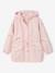 Ciré fille à capuche motifs magiques bleu ciel+blush+rose+rose pâle+sauge imprimé - vertbaudet enfant 