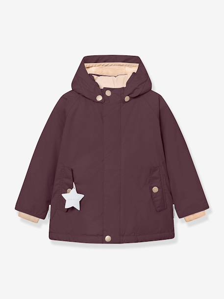 Veste d'hiver avec doublure polaire MATWALLY enfants MINI A TURE bleu foncé+bleu grisé+caramel+marine+prune+vert sauge+vieux rose+violet - vertbaudet enfant 