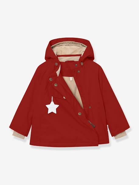 Veste d'hiver avec doublure polaire MATWANG enfants MINI A TURE bleu foncé+bordeaux+gris+gris ardoise+marine+marron+rouge+vert sauge+vieux rose - vertbaudet enfant 