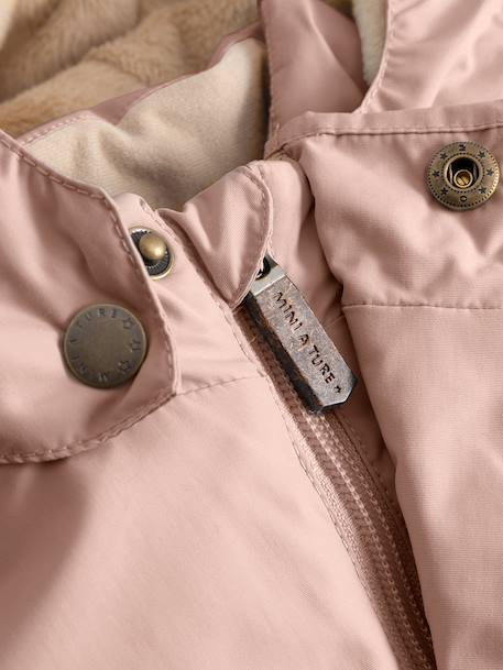 Veste d'hiver avec doublure polaire MATWALLY enfants MINI A TURE bleu foncé+bleu grisé+caramel+marine+prune+vert sauge+vieux rose+violet - vertbaudet enfant 