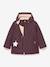 Veste d'hiver avec doublure polaire MATWALLY enfants MINI A TURE bleu foncé+bleu grisé+caramel+marine+prune+vert sauge+vieux rose+violet - vertbaudet enfant 