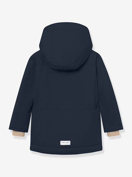 Veste d'hiver avec doublure polaire MATKASTORIO Garçons MINI A TURE bleu foncé+kaki+marine - vertbaudet enfant 