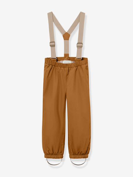 Pantalon de neige MATWILAS enfants MINI A TURE beige+bleu foncé+bleu grisé+caramel+marine+marron+prune+violet - vertbaudet enfant 
