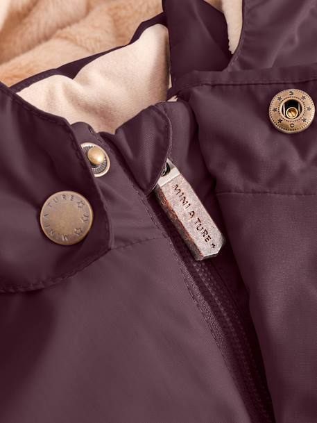 Veste d'hiver avec doublure polaire MATWALLY enfants MINI A TURE bleu foncé+bleu grisé+caramel+marine+prune+vert sauge+vieux rose+violet - vertbaudet enfant 