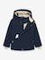Veste d'hiver avec doublure polaire MATVALONSO Garçons MINI A TURE bleu foncé+marine+vert sauge - vertbaudet enfant 