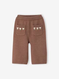-Gebreide babybroek meisje