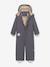 Veste de neige avec doublure polaire MATWANNI enfants MINI A TURE bleu foncé+gris+marine+prune - vertbaudet enfant 