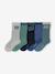 Lot de 5 chaussettes garçon gris chiné - vertbaudet enfant 