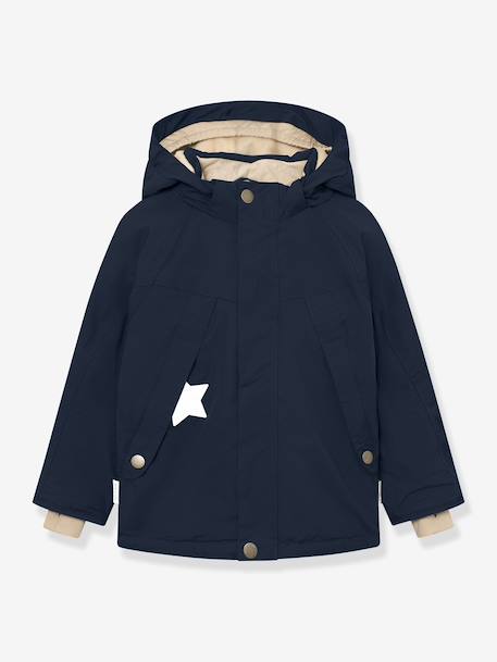 Veste d'hiver avec doublure polaire MATVALONSO Garçons MINI A TURE bleu foncé+marine+vert sauge - vertbaudet enfant 