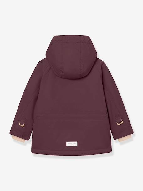 Veste d'hiver avec doublure polaire MATWALLY enfants MINI A TURE bleu foncé+bleu grisé+caramel+marine+prune+vert sauge+vieux rose+violet - vertbaudet enfant 
