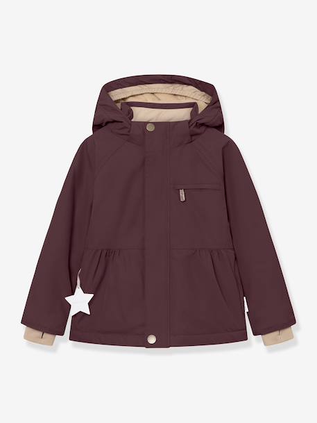 Veste d'hiver avec doublure polaire MATBRIDDINE fille MINI A TURE bleu foncé+rose poudré+vieux rose+violet - vertbaudet enfant 