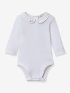 Bébé-Body-Body manches longues col brodé