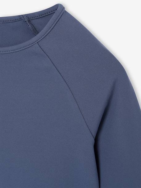 T-shirt manches longues technique fille bleu moyen - vertbaudet enfant 