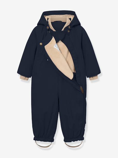 Combinaison de neige doublée polaire MATWISTI enfant MINI A TURE bleu foncé+bleu grisé+gris ardoise+marine+prune+rose poudré+violet - vertbaudet enfant 