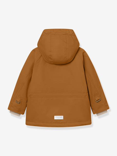 Veste d'hiver avec doublure polaire MATWALLY enfants MINI A TURE bleu foncé+bleu grisé+caramel+marine+prune+vert sauge+vieux rose+violet - vertbaudet enfant 