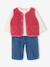 3-delige babyset meisje roze (poederkleur) - vertbaudet enfant 
