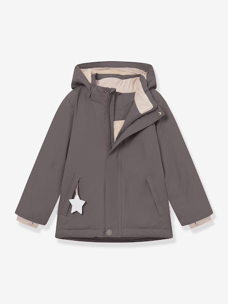 Veste d'hiver avec doublure polaire MATADYANKO Garçons MINI A TURE bleu grisé+caramel+gris+marron - vertbaudet enfant 