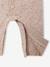 Set gebreide boxpak en knuffeldoek beige chiné - vertbaudet enfant 