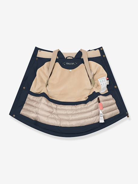 Veste d'hiver avec doublure polaire MATKASTORIO Garçons MINI A TURE bleu foncé+kaki+marine - vertbaudet enfant 