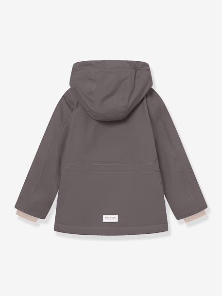 Veste d'hiver avec doublure polaire MATADYANKO Garçons MINI A TURE bleu grisé+caramel+gris+marron - vertbaudet enfant 
