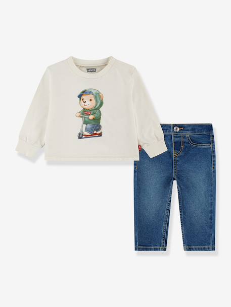 Ensemble pantalon beige - vertbaudet enfant 
