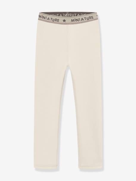 Leggings en polaire MATLEEMA enfants MINI A TURE bleu foncé+crème+prune+violet - vertbaudet enfant 