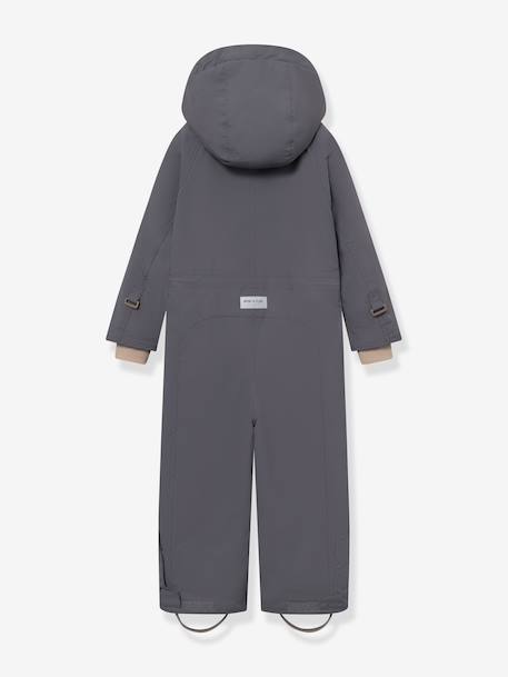 Veste de neige avec doublure polaire MATWANNI enfants MINI A TURE bleu foncé+gris+marine+prune - vertbaudet enfant 