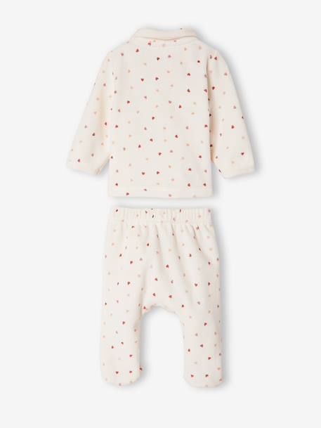 Set van 2 babyslaapzakjes roze (poederkleur) - vertbaudet enfant 