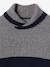 Pull col snood garçon marine+vert - vertbaudet enfant 