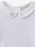Body manches longues col brodé blanc - vertbaudet enfant 
