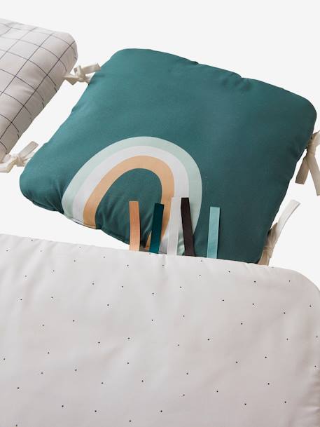 Tour de lit / tour de parc modulable Bio Collection LOVELY NATURE IVOIRE / MULTICO - vertbaudet enfant 