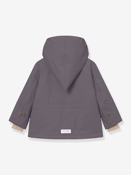 Veste d'hiver avec doublure polaire MATWANG enfants MINI A TURE bleu foncé+bordeaux+gris+gris ardoise+marine+marron+rouge+vert sauge+vieux rose - vertbaudet enfant 