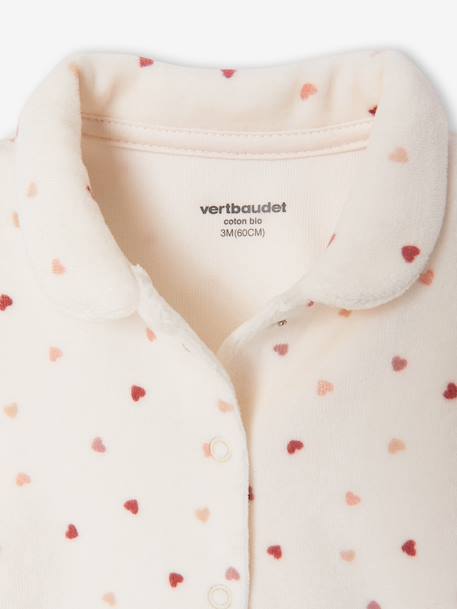 Lot de 2 pyjamas bébé fille rose poudré - vertbaudet enfant 
