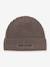 Bonnet en laine mérinos enfants MATBOJE MINI A TURE bleu foncé+gris+prune - vertbaudet enfant 