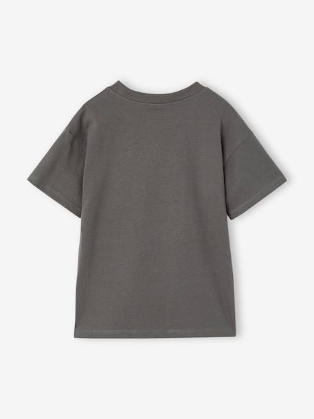 Minecraft T-shirt met korte mouwen muisgrijs - vertbaudet enfant 
