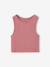 2-in-1 top met sporttop voor meisjes oudroze - vertbaudet enfant 