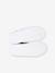 Baskets enfant fille cuir à scratchs blanc imprimé+écru+marine - vertbaudet enfant 
