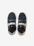 Baskets enfant fille cuir à scratchs blanc imprimé+écru+marine - vertbaudet enfant 
