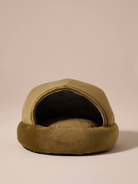 Panier cocoon chat velours bronze - vertbaudet enfant 