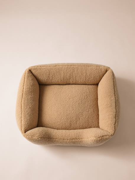 Gequilte mand voor huisdier FAMILY hazelnoot+klei+wit, gestreept - vertbaudet enfant 