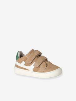 -Leren babyschoenen met klittenband