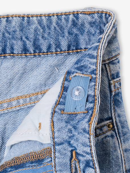 Jean large fille bleu moyen - vertbaudet enfant 