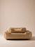 Gequilte mand voor huisdier FAMILY hazelnoot+klei+wit, gestreept - vertbaudet enfant 