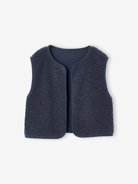 Ensemble robe et veste fille bleu ardoise - vertbaudet enfant 