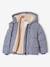 Gewatteerde jas met capuchon meisje blauw+marineblauw - vertbaudet enfant 