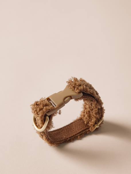 Hondenwandeling set: harnas + riem + halsband chocoladebruin+koffie - vertbaudet enfant 