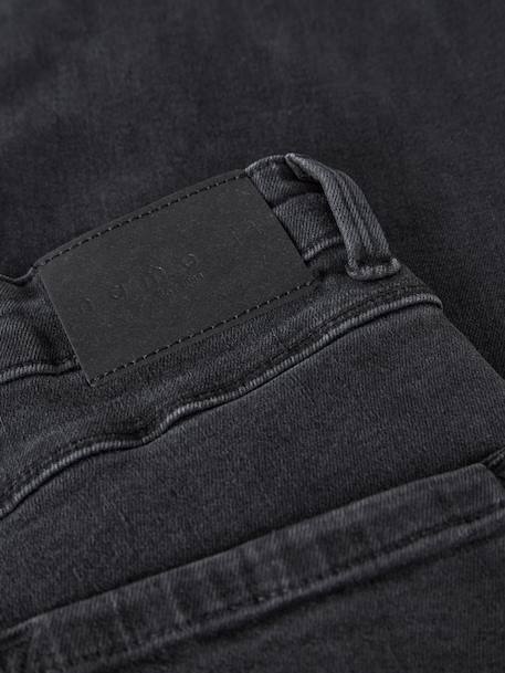 Meisjeskleding blauwzwart denim+denim noir - vertbaudet enfant 